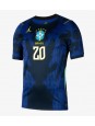 Brazílie Lucas Paqueta #20 Venkovní Dres MS 2026 Krátký Rukáv Brazílie Lucas Paqueta #20 Venkovní Dres MS 2026 Krátký Rukáv